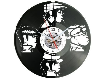 Zespól Rockowy ZEGAR ŚCIENNY DEKORACYJNY NOWOCZESNY PŁYTA WINYLOWA WINYL NA PREZENT EVEVO EVEVO.PL W0258