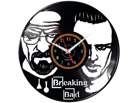 BREAKING BAD ZEGAR ŚCIENNY DEKORACYJNY NOWOCZESNY PŁYTA WINYLOWA WINYL NA PREZENT EVEVO EVEVO.PL W0269