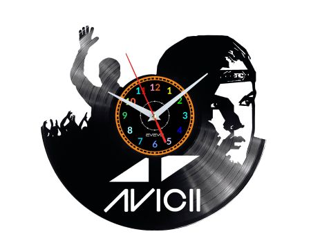 Dj Avicii Zegar Ścienny Płyta Winylowa Nowoczesny Dekoracyjny Na Prezent Urodziny