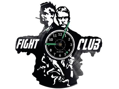 Fight Club Zegar Ścienny Płyta Winylowa Nowoczesny Dekoracyjny Na Prezent Urodziny