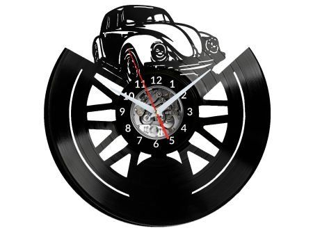 Stary Samochód Zegar Ścienny Dekoracyjny Płyta Winylowa Prezent Dla Niego Dla Niej Evevo