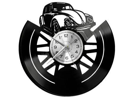 Stary Samochód Zegar Ścienny Dekoracyjny Płyta Winylowa Prezent Dla Niego Dla Niej Evevo