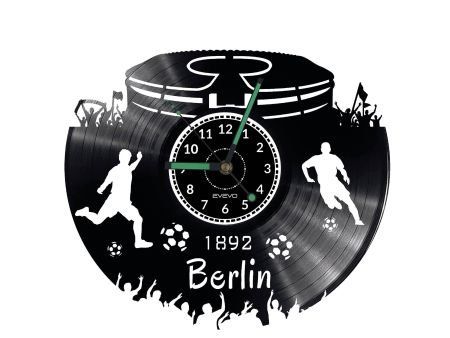 BERLIN ZEGAR ŚCIENNY DEKORACYJNY NOWOCZESNY PŁYTA WINYLOWA WINYL NA PREZENT EVEVO EVEVO.PL W0545