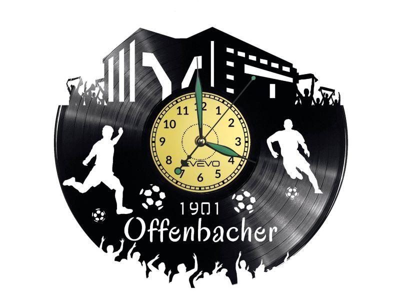 OFFENBACH ZEGAR ŚCIENNY DEKORACYJNY NOWOCZESNY PŁYTA WINYLOWA WINYL NA PREZENT EVEVO EVEVO.PL W0560