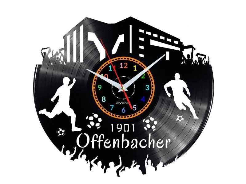 OFFENBACH ZEGAR ŚCIENNY DEKORACYJNY NOWOCZESNY PŁYTA WINYLOWA WINYL NA PREZENT EVEVO EVEVO.PL W0560