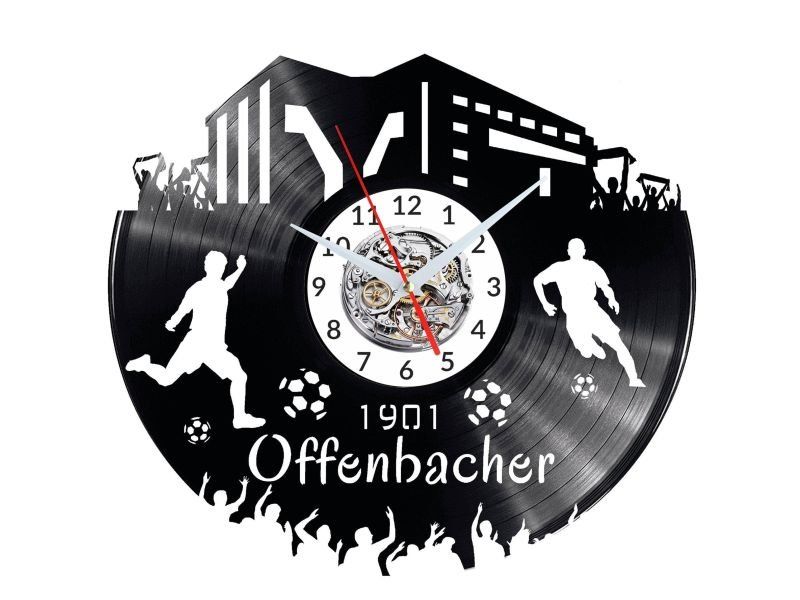 OFFENBACH ZEGAR ŚCIENNY DEKORACYJNY NOWOCZESNY PŁYTA WINYLOWA WINYL NA PREZENT EVEVO EVEVO.PL W0560