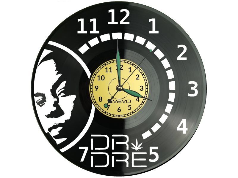 Dr. Dre Zegar Ścienny Dekoracyjny Na Prezent Dla Nie Dla Niego