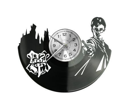 MAŁY CZARODZIEJ ZEGAR ŚCIENNY DEKORACYJNY NOWOCZESNY PŁYTA WINYLOWA WINYL NA PREZENT EVEVO EVEVO.PL W0617