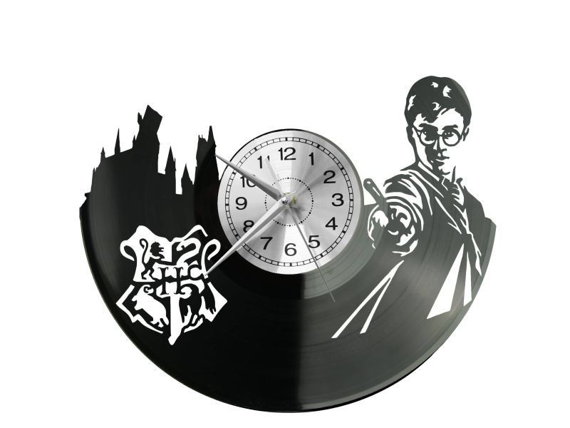 MAŁY CZARODZIEJ ZEGAR ŚCIENNY DEKORACYJNY NOWOCZESNY PŁYTA WINYLOWA WINYL NA PREZENT EVEVO EVEVO.PL W0617