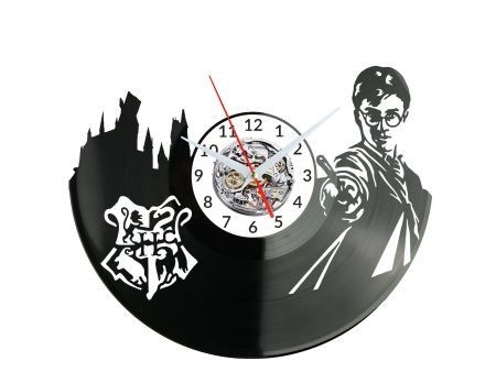 MAŁY CZARODZIEJ ZEGAR ŚCIENNY DEKORACYJNY NOWOCZESNY PŁYTA WINYLOWA WINYL NA PREZENT EVEVO EVEVO.PL W0617