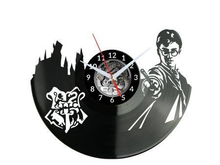 MAŁY CZARODZIEJ ZEGAR ŚCIENNY DEKORACYJNY NOWOCZESNY PŁYTA WINYLOWA WINYL NA PREZENT EVEVO EVEVO.PL W0617