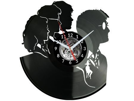 MAŁY CZARODZIEJ ZEGAR ŚCIENNY DEKORACYJNY NOWOCZESNY PŁYTA WINYLOWA WINYL NA PREZENT EVEVO EVEVO.PL W0618