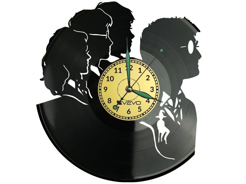 MAŁY CZARODZIEJ ZEGAR ŚCIENNY DEKORACYJNY NOWOCZESNY PŁYTA WINYLOWA WINYL NA PREZENT EVEVO EVEVO.PL W0618