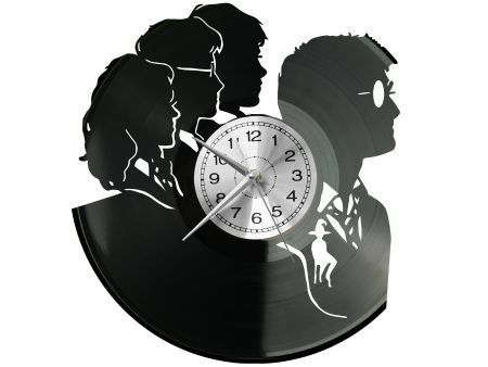 MAŁY CZARODZIEJ ZEGAR ŚCIENNY DEKORACYJNY NOWOCZESNY PŁYTA WINYLOWA WINYL NA PREZENT EVEVO EVEVO.PL W0618