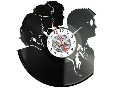 MAŁY CZARODZIEJ ZEGAR ŚCIENNY DEKORACYJNY NOWOCZESNY PŁYTA WINYLOWA WINYL NA PREZENT EVEVO EVEVO.PL W0618
