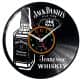 Jack Daniels Zegar Ścienny Płyta Winylowa Nowoczesny Dekoracyjny Na Prezent Urodziny