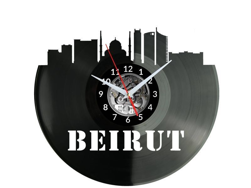 Bejurt ZEGAR ŚCIENNY DEKORACYJNY NOWOCZESNY PŁYTA WINYLOWA WINYL NA PREZENT EVEVO EVEVO.PL W0731