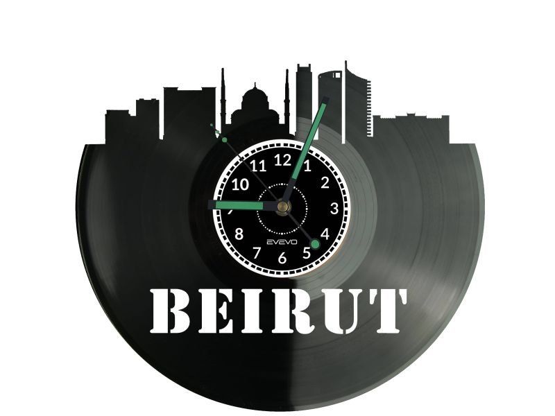 Bejurt ZEGAR ŚCIENNY DEKORACYJNY NOWOCZESNY PŁYTA WINYLOWA WINYL NA PREZENT EVEVO EVEVO.PL W0731