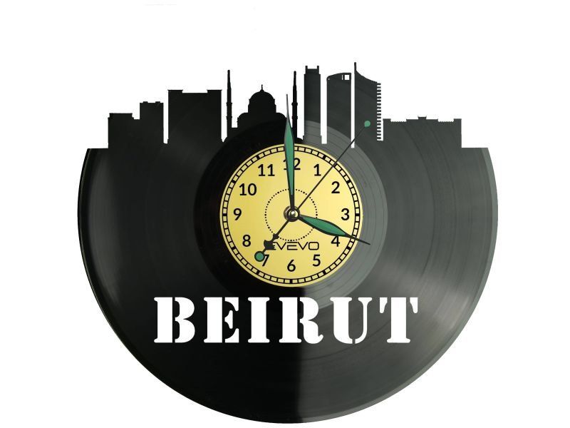 Bejurt ZEGAR ŚCIENNY DEKORACYJNY NOWOCZESNY PŁYTA WINYLOWA WINYL NA PREZENT EVEVO EVEVO.PL W0731