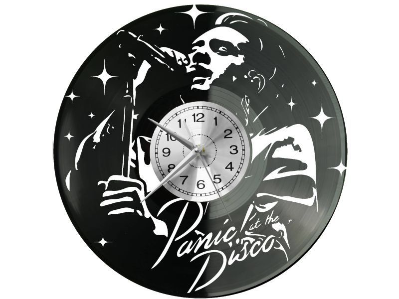 Panic! at The Disco ZEGAR ŚCIENNY DEKORACYJNY NOWOCZESNY PŁYTA WINYLOWA WINYL NA PREZENT EVEVO EVEVO.PL W0732