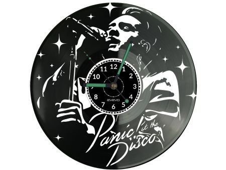 Panic! at The Disco ZEGAR ŚCIENNY DEKORACYJNY NOWOCZESNY PŁYTA WINYLOWA WINYL NA PREZENT EVEVO EVEVO.PL W0732