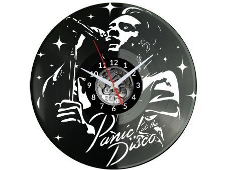 Panic! at The Disco ZEGAR ŚCIENNY DEKORACYJNY NOWOCZESNY PŁYTA WINYLOWA WINYL NA PREZENT EVEVO EVEVO.PL W0732
