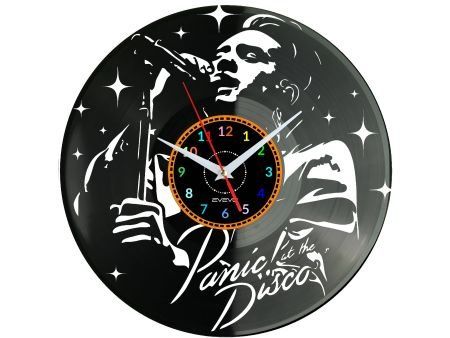 Panic! at The Disco ZEGAR ŚCIENNY DEKORACYJNY NOWOCZESNY PŁYTA WINYLOWA WINYL NA PREZENT EVEVO EVEVO.PL W0732