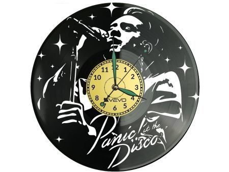 Panic! at The Disco ZEGAR ŚCIENNY DEKORACYJNY NOWOCZESNY PŁYTA WINYLOWA WINYL NA PREZENT EVEVO EVEVO.PL W0732