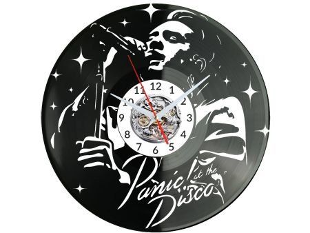 Panic! at The Disco ZEGAR ŚCIENNY DEKORACYJNY NOWOCZESNY PŁYTA WINYLOWA WINYL NA PREZENT EVEVO EVEVO.PL W0732