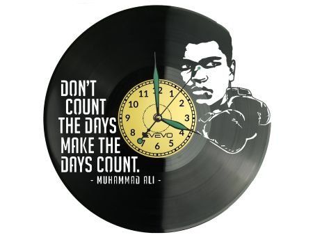 MUHAMMAD ALI BOKS ZEGAR ŚCIENNY PŁYTA WINYLOWA PREZENT UPOMINEK URODZINY DLA NIEJ DLA NIEGO EVEVO EVEVO.PL W0767
