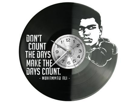 MUHAMMAD ALI BOKS ZEGAR ŚCIENNY PŁYTA WINYLOWA PREZENT UPOMINEK URODZINY DLA NIEJ DLA NIEGO EVEVO EVEVO.PL W0767