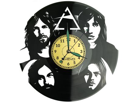 PINK FLOYD ZEGAR ŚCIENNY DEKORACYJNY NOWOCZESNY PŁYTA WINYLOWA WINYL NA PREZENT EVEVO EVEVO.PL W0823