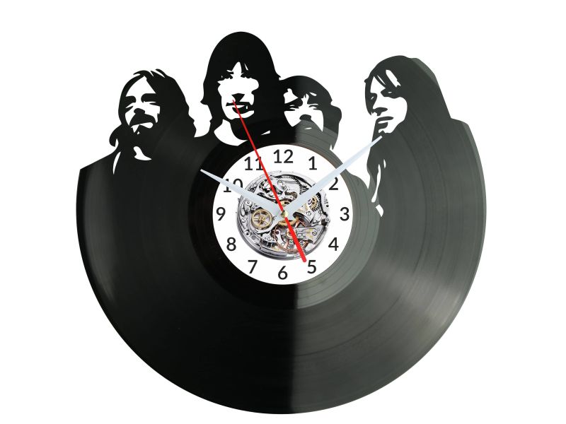 PINK FLOYD ZEGAR ŚCIENNY DEKORACYJNY NOWOCZESNY PŁYTA WINYLOWA WINYL NA PREZENT EVEVO EVEVO.PL W0825