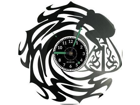 Surfing ZEGAR ŚCIENNY DEKORACYJNY NOWOCZESNY PŁYTA WINYLOWA WINYL NA PREZENT EVEVO EVEVO.PL W0835