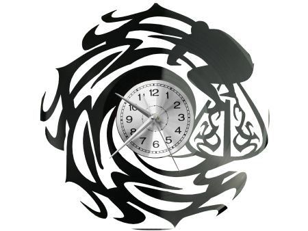 Surfing ZEGAR ŚCIENNY DEKORACYJNY NOWOCZESNY PŁYTA WINYLOWA WINYL NA PREZENT EVEVO EVEVO.PL W0835