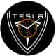 Tesla Zegar Ścienny Płyta Winylowa Nowoczesny Dekoracyjny Na Prezent Urodziny