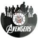Avengers Zegar Ścienny Płyta Winylowa Nowoczesny Dekoracyjny Na Prezent Urodziny