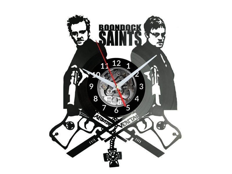 THE BOONDOCK SAINTS ZEGAR ŚCIENNY DEKORACYJNY NOWOCZESNY PŁYTA WINYLOWA WINYL NA PREZENT EVEVO EVEVO.PL W0915