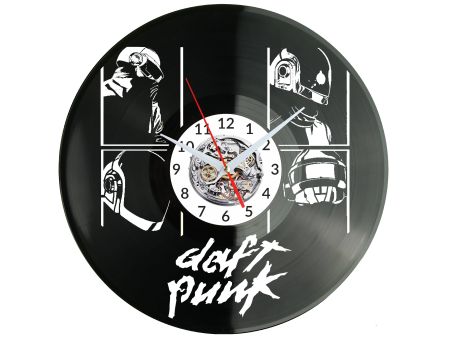 Daft Punk Zegar Ścienny Płyta Winylowa Nowoczesny Dekoracyjny Na Prezent Urodziny