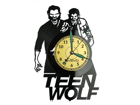 TEEN WOLF ZEGAR ŚCIENNY DEKORACYJNY NOWOCZESNY PŁYTA WINYLOWA WINYL NA PREZENT EVEVO EVEVO.PL W1052