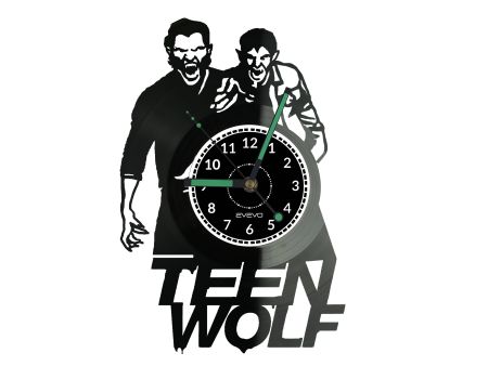 Teen Wolf Zegar Ścienny Płyta Winylowa Nowoczesny Dekoracyjny Na Prezent Urodziny