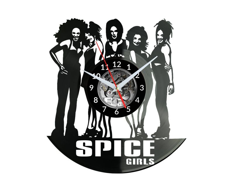 Spice Girls Zegar Ścienny Płyta Winylowa Nowoczesny Dekoracyjny Na Prezent Urodziny