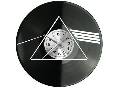 LED ZEPPELIN PRISM ZEGAR ŚCIENNY DEKORACYJNY NOWOCZESNY PŁYTA WINYLOWA WINYL NA PREZENT EVEVO EVEVO.PL W1127