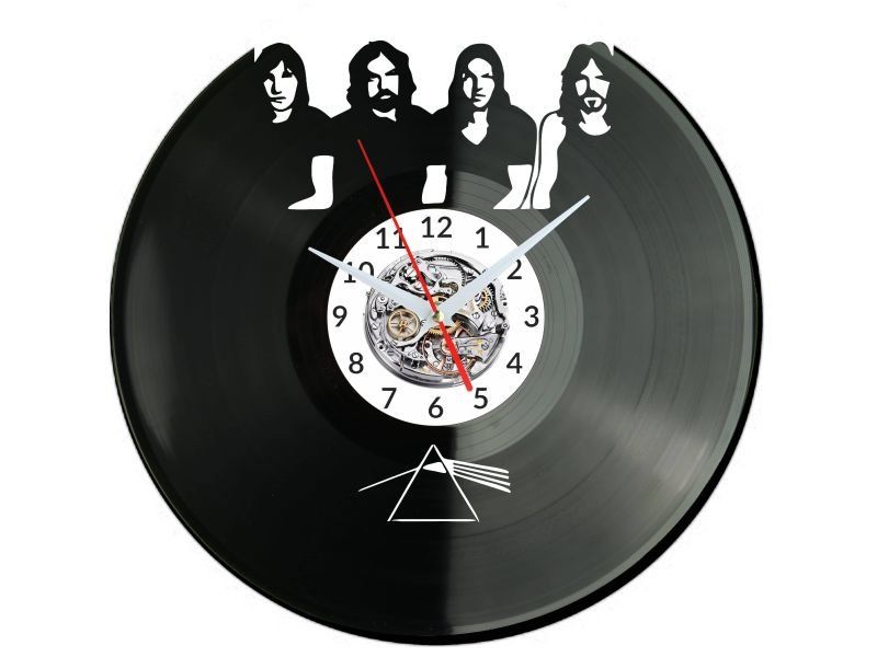 LED ZEPPELIN ZEGAR ŚCIENNY DEKORACYJNY NOWOCZESNY PŁYTA WINYLOWA WINYL NA PREZENT EVEVO EVEVO.PL W1128