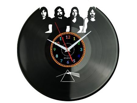 LED ZEPPELIN ZEGAR ŚCIENNY DEKORACYJNY NOWOCZESNY PŁYTA WINYLOWA WINYL NA PREZENT EVEVO EVEVO.PL W1128