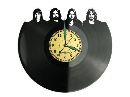 LED ZEPPELIN ZEGAR ŚCIENNY DEKORACYJNY NOWOCZESNY PŁYTA WINYLOWA WINYL NA PREZENT EVEVO EVEVO.PL W1129