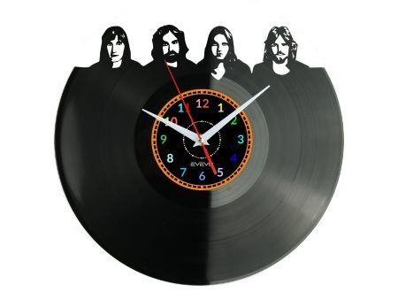 LED ZEPPELIN ZEGAR ŚCIENNY DEKORACYJNY NOWOCZESNY PŁYTA WINYLOWA WINYL NA PREZENT EVEVO EVEVO.PL W1129