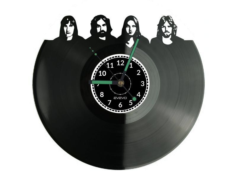 LED ZEPPELIN ZEGAR ŚCIENNY DEKORACYJNY NOWOCZESNY PŁYTA WINYLOWA WINYL NA PREZENT EVEVO EVEVO.PL W1129