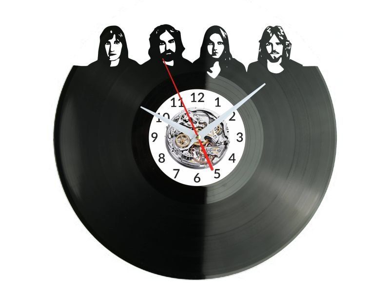 LED ZEPPELIN ZEGAR ŚCIENNY DEKORACYJNY NOWOCZESNY PŁYTA WINYLOWA WINYL NA PREZENT EVEVO EVEVO.PL W1129