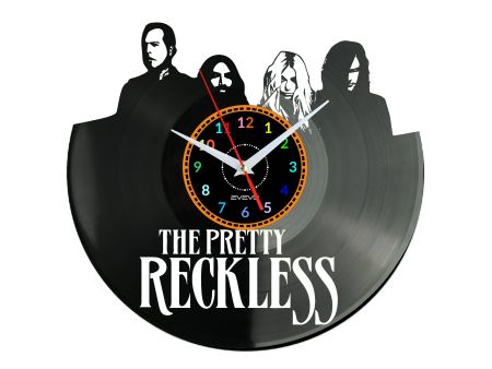 Pretty Reckless Zegar Ścienny Płyta Winylowa Nowoczesny Dekoracyjny Na Prezent Urodziny